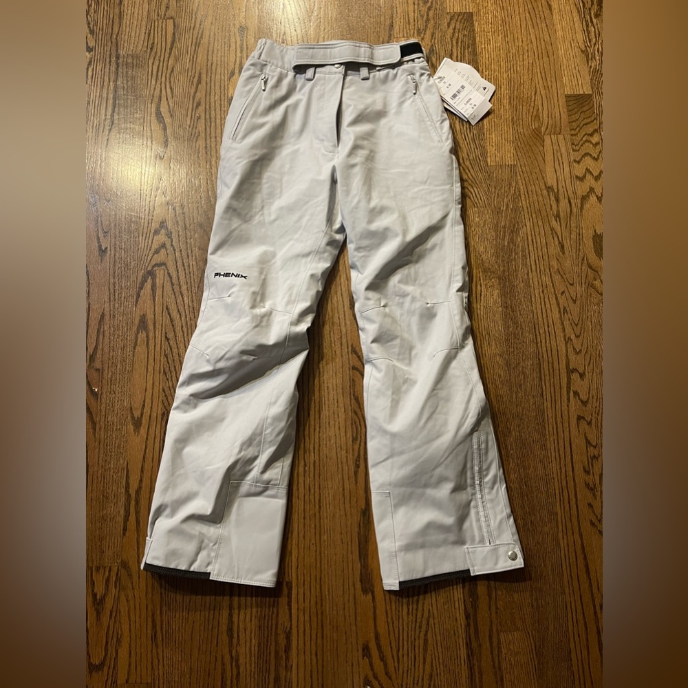 Phenix Silver Slim Fit Ski Pants, size 8